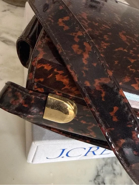 Tortoiseshell Crossbody Bag in Black & Brown - Picture 3 of 3